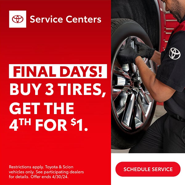 Toyota Tire Sales Event
